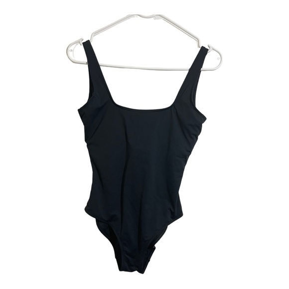 Everlane womens one pice low back simple bathing suit black size XSmall. Padded - Picture 1 of 9